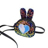 Rabbit Ears Kids Sequin Crossbody Bag Girls Princess Shoulder Bag