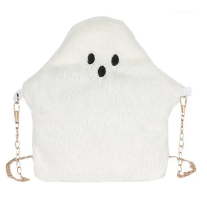 Fluffy Rabbit/Ghost Chain Shoulder Bag for Children