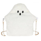 Fluffy Rabbit/Ghost Chain Shoulder Bag for Children