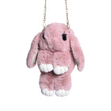 Rabbit Faux Fur Kids Handbag for Girls