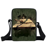 Racing Car/Tank Crossbody Bag Women Handbag Travel Shoulder Bag Teenager Tote