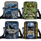 Racing Car/Tank Crossbody Bag Women Handbag Travel Shoulder Bag Teenager Tote