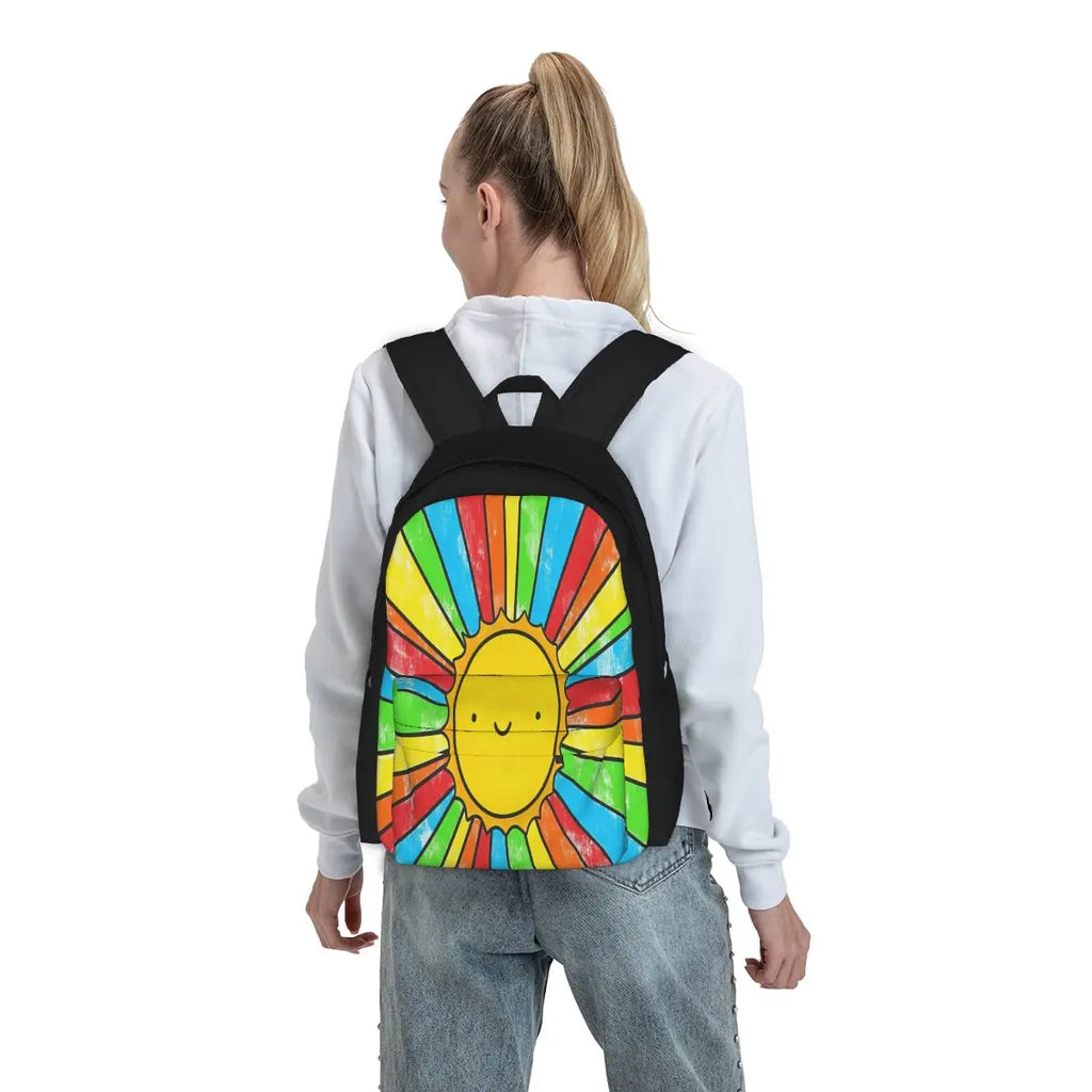 Radiate Positivity Vintage Backpacks For Men & Women