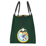 Rainbow Brite Insulated Lunch Bag Women Thermal Reusable Travel Food Box