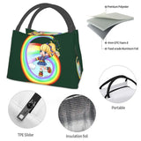 Rainbow Brite Insulated Lunch Bag Women Thermal Reusable Travel Food Box