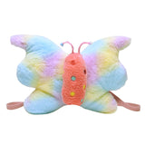 Rainbow Butterfly Girl Plush Backpack Bag Shoulder Bag Schoolbag