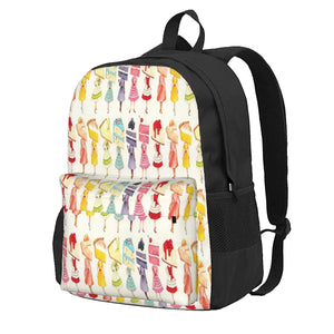 Rainbow Cake Head Pin-Ups Backpacks - Men's & Women's Options