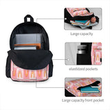 Rainbow Checkered Print Backpacks Men's Women's Children's Backpack