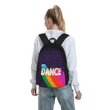 Rainbow Dance Typography Backpacks Men's & Women's Kpop Travel Backpack