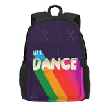 Rainbow Dance Typography Backpacks Men's & Women's Kpop Travel Backpack