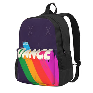 Rainbow Dance Typography Backpacks Men's & Women's Kpop Travel Backpack