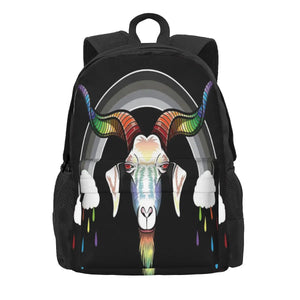 Rainbow Goat Backpacks Men's Backpacks Bags For Women Back Bag Women Backpack