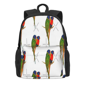 Rainbow Lorikeet Bird Australian Backpacks Men's Women's School Girls