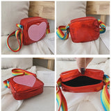 Rainbow Love Mini Coin Purse Kids Crossbody Bag