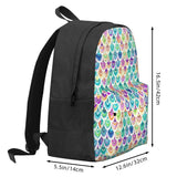 Colorful Mermaid Backpacks Men Women Eco Travel Backpack