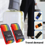 Rainbow Password Lock Luggage Bag With Strap