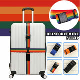 Rainbow Password Lock Luggage Bag With Strap