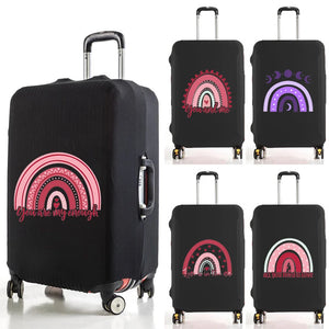 Rainbow Print Luggage Cover Elastic Dust Cover Anti-scratch 18-32 Inch
