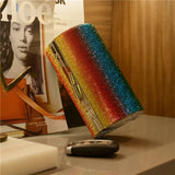 Rainbow Rhinestone Handbag for Women Evening Bag Crystal Shoulder Bags