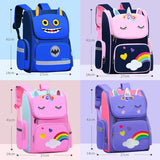 Rainbow School Backpacks for Teen Girls Grades 1-6 Women Travel Bag