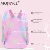 Rainbow School College Backpack Water Resistant Princess Backpack