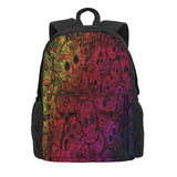 Rainbow Sugar Skulls Backpacks Men's Backpacks Bags For Women Retro