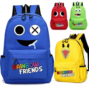 Colorful Rainbow Backpack for Boys Girls School Bags Travel Women Men Laptop