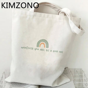 Rainbow Shopping Bag Handbag Bolso Jute Bag Shopper Reusable