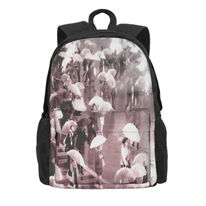 Rainy In Shibuya Backpacks Vintage School Bags Zipper Close