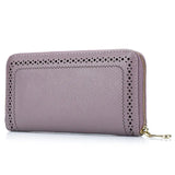 Vintage Clutch Bags Long Wallets Women's Leather Wallets Hollow Out