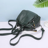 Women Small Pu Leather Backpack Teenage Girls Casual Bags