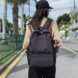 Women's Nylon Backpack Brief Shoulder Bags Waterproof Backpack B047