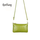 Women Leather Shoulder Bags High Cow Leather Clutches Candy Ladies