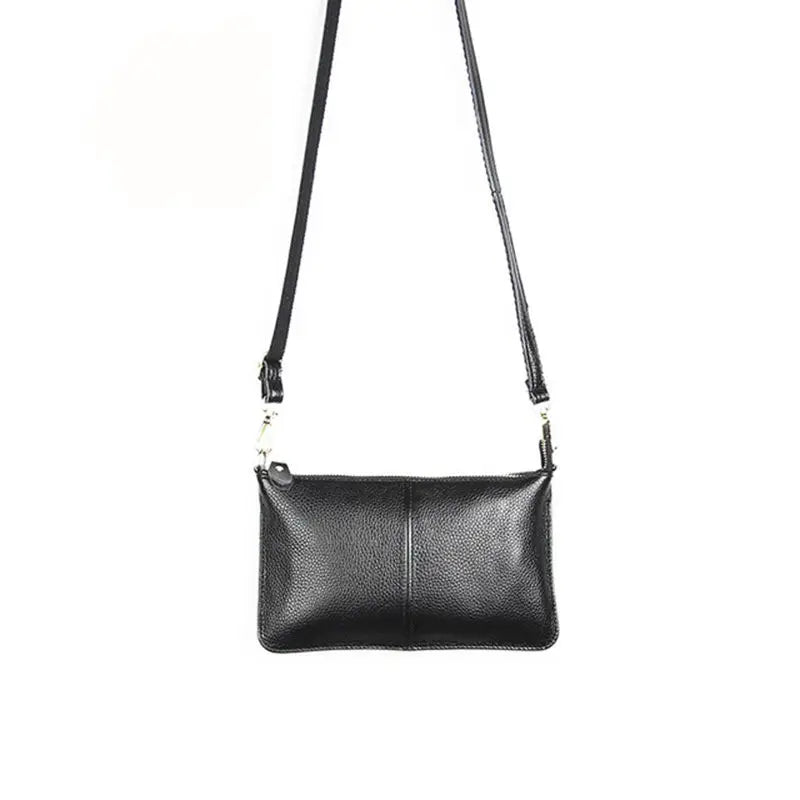 Women Leather Shoulder Bags High Cow Leather Clutches Candy Ladies