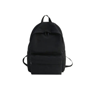 Preppy Style Nylon Backpack Yellow School Bags For Teenagers