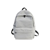 Preppy Style Nylon Backpack Yellow School Bags For Teenagers