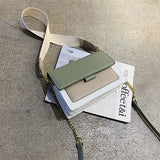 Women's Small Shoulder Bags Patchwork Messenger Bags Girls Crossbody Bags