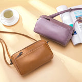 Red Leather Shoulder Bag High Cow Leather Small Messenger Crossbody Bag