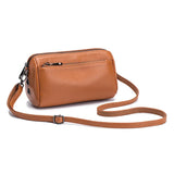 Red Leather Shoulder Bag High Cow Leather Small Messenger Crossbody Bag