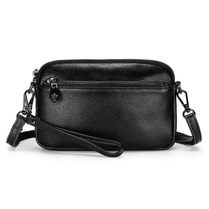 Leather Shoulder Bags Small Messenger Bags Casual Clutch Bags