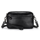 Leather Shoulder Bags Small Messenger Bags Casual Clutch Bags