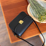 Vintage Small Shoulder Bag Women High Pu Leather Crossbody Bag Brown