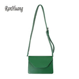 RanHuang Women Pu Leather Shoulder Bag Girls Flap Messenger Crossbody Bag