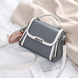 Arrive Women's Shoulder Bags High Pu Leather Handbags Girls Patchwork Messenger