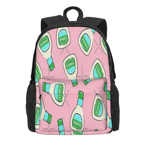 Ranch Salad Dressing Bottle Pink Backpack Men's Women's Bags