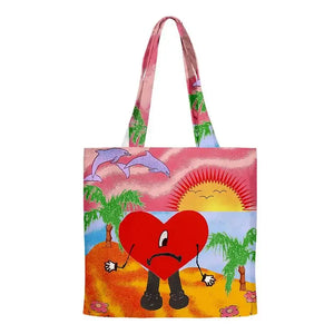 Rapper Music Album Print Grocery Shopping Bag