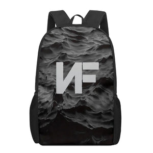 NF Rapper 3D Print School Backpack Boys Girls Teenager Book Bag Shoulder Bags