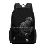 NF Rapper 3D Print School Backpack Boys Girls Teenager Book Bag Shoulder Bags