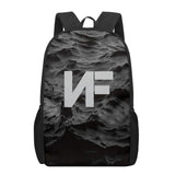 NF Rapper 3D Print School Backpack Boys Girls Teenager Book Bag Shoulder Bags