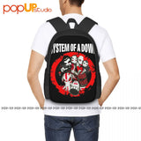 Rare System Of A Down Backpack Large Capacity School Foldable
